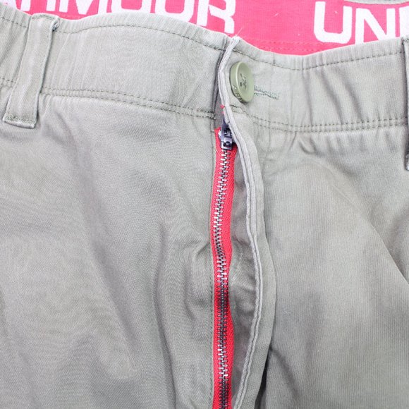 Under Armour Outdoors Olive Men's Pants Stretch Waist Great for Scouting 44x30 - Picture 4 of 7